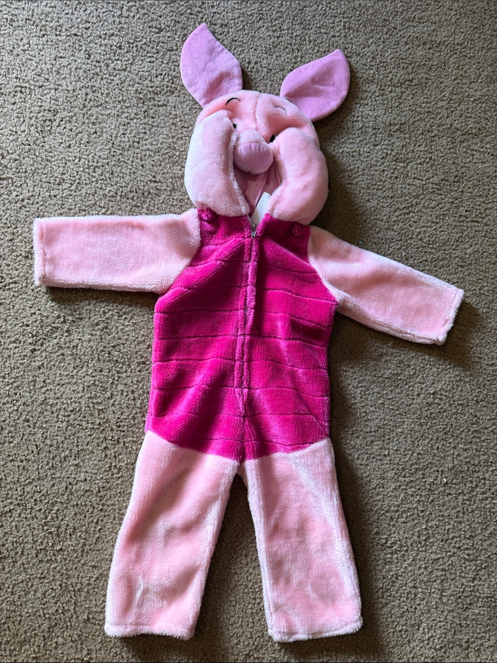 Disney Winnie the Pooh Pink Plush Hooded Costume